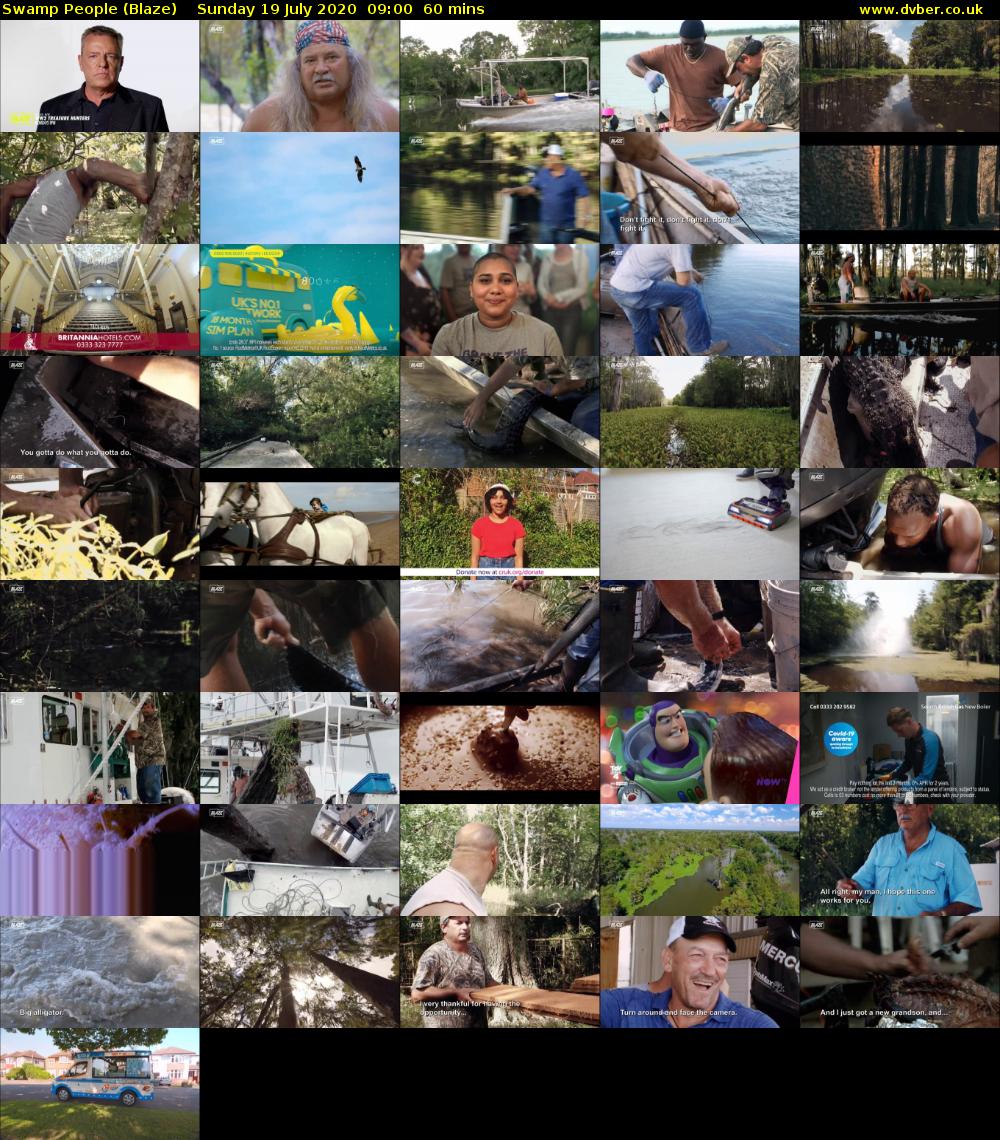 Swamp People (Blaze) Sunday 19 July 2020 09:00 - 10:00