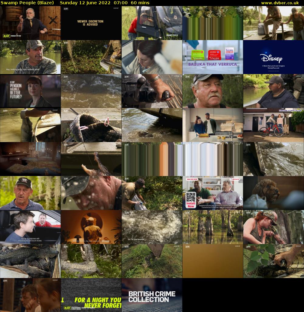 Swamp People (Blaze) Sunday 12 June 2022 07:00 - 08:00