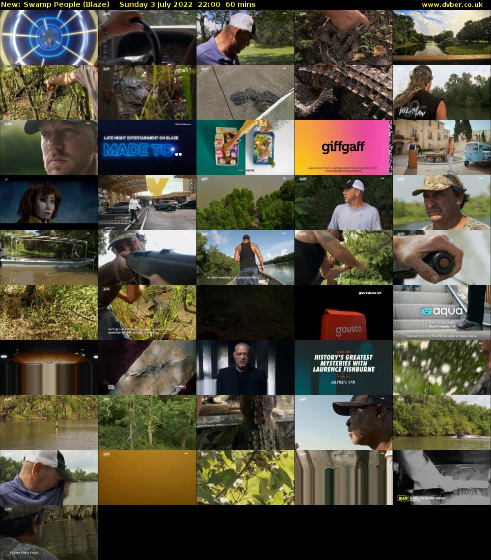 Swamp People (Blaze) Sunday 3 July 2022 22:00 - 23:00