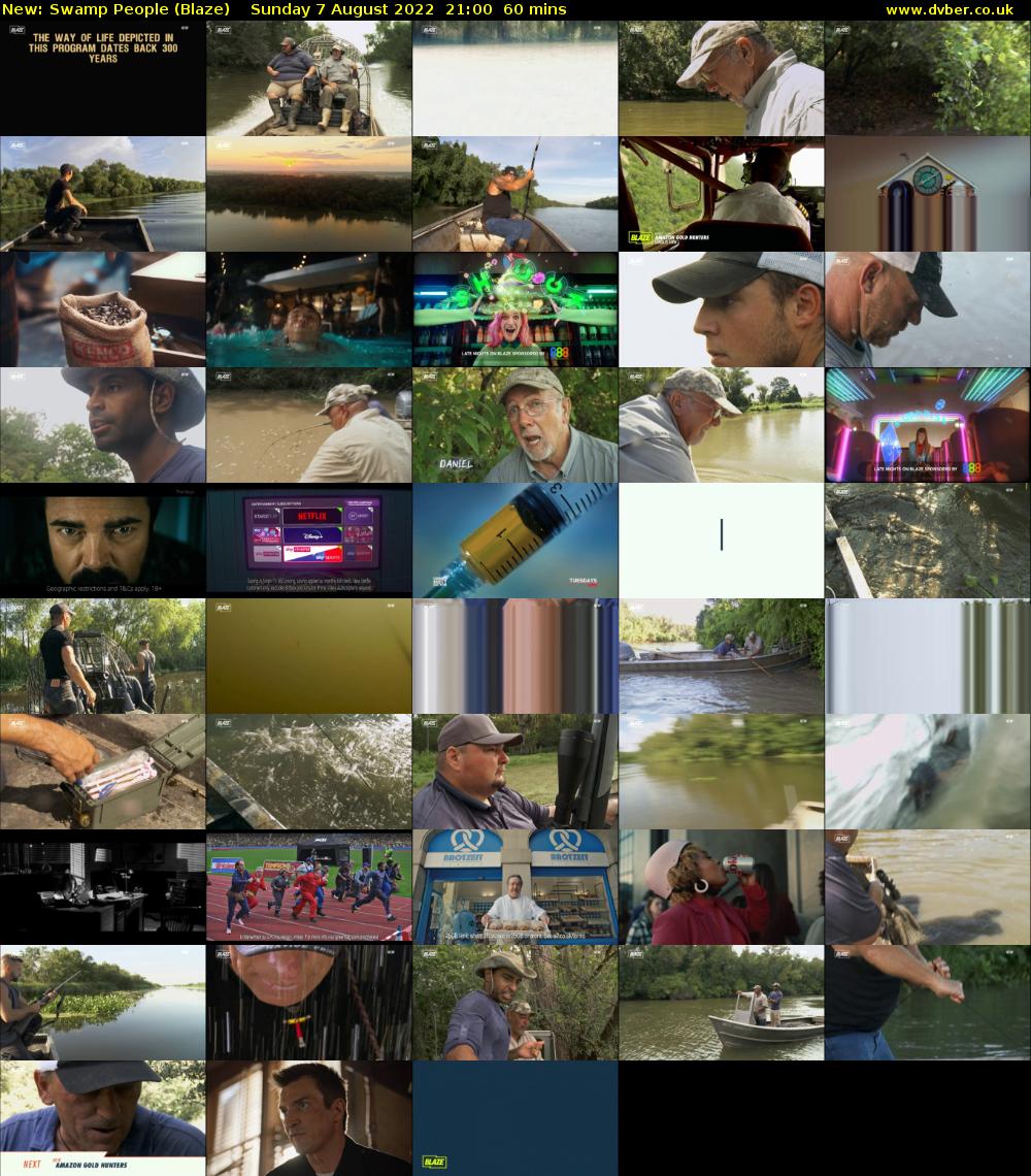Swamp People (Blaze) Sunday 7 August 2022 21:00 - 22:00