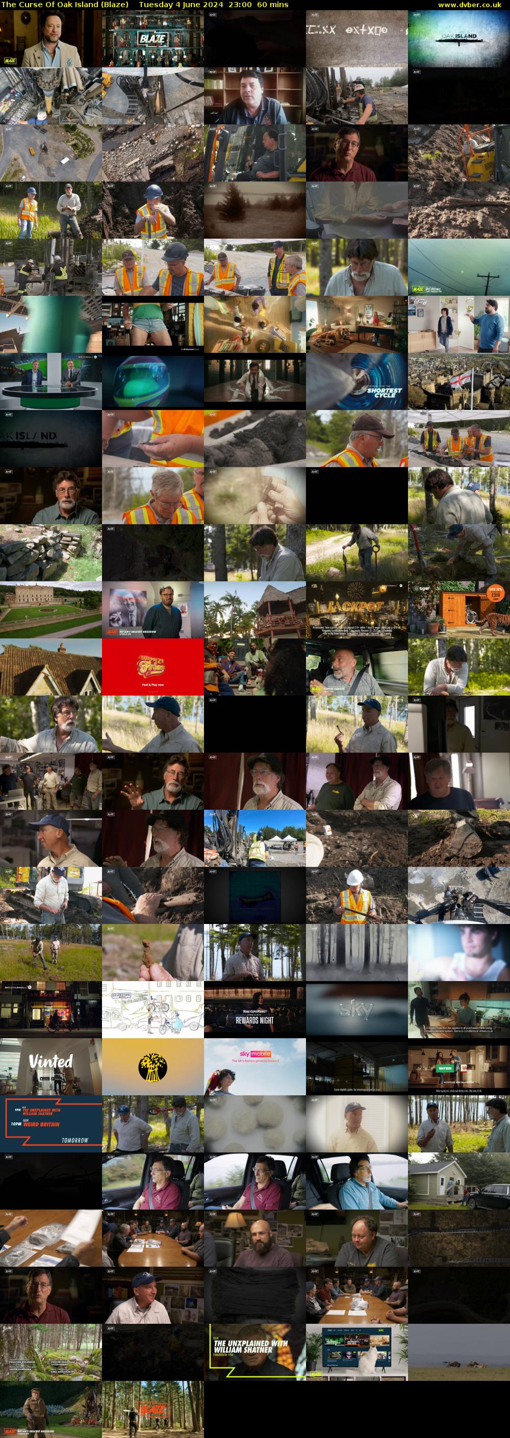 The Curse Of Oak Island (Blaze) Tuesday 4 June 2024 23:00 - 00:00