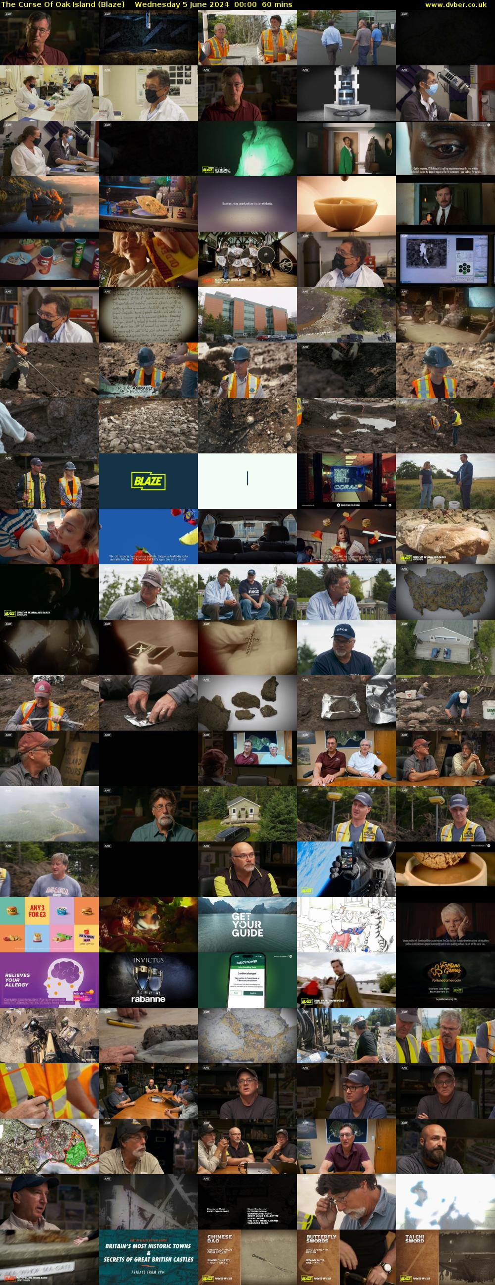The Curse Of Oak Island (Blaze) Wednesday 5 June 2024 00:00 - 01:00