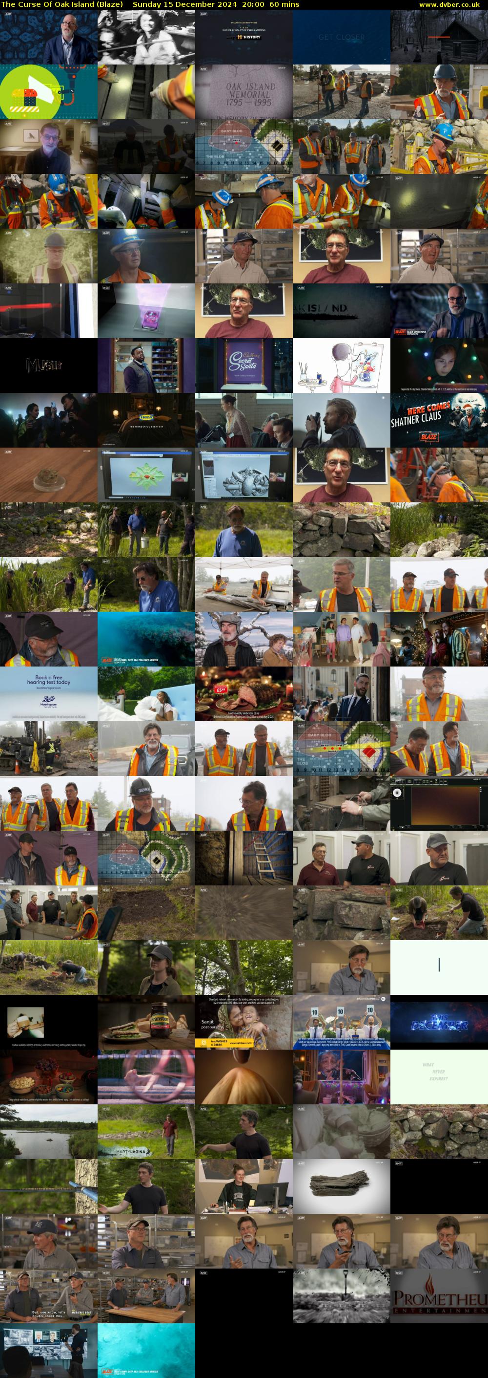 The Curse Of Oak Island (Blaze) Sunday 15 December 2024 20:00 - 21:00