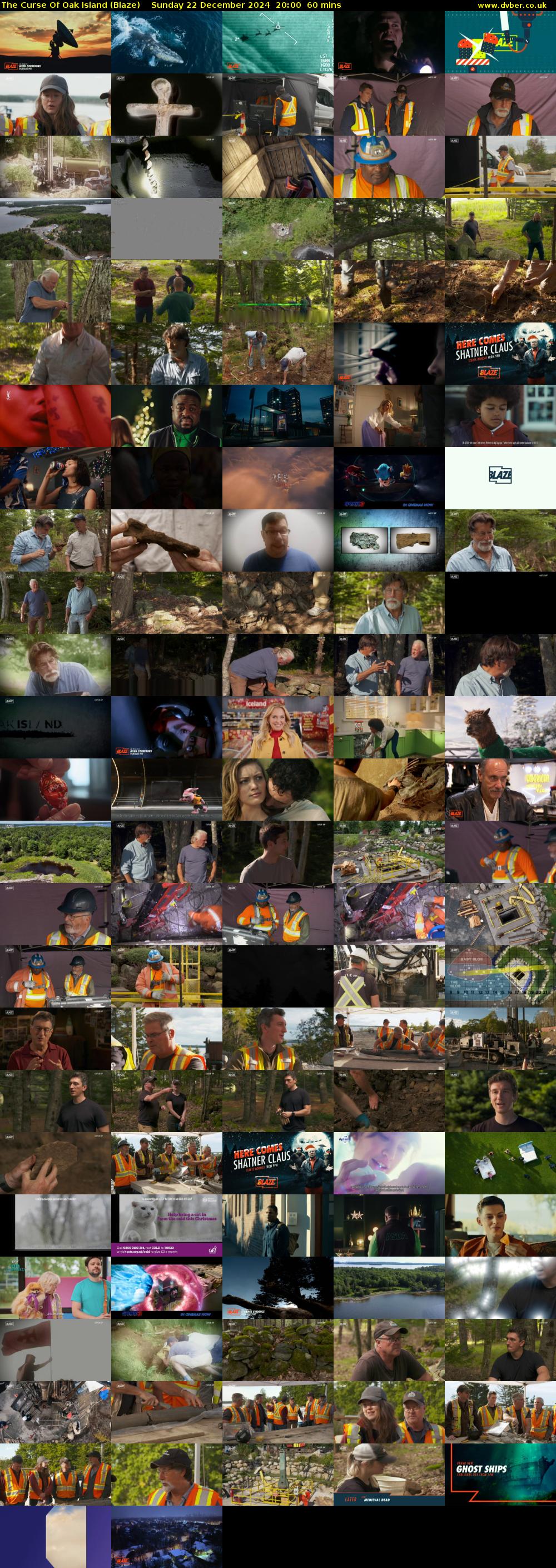 The Curse Of Oak Island (Blaze) Sunday 22 December 2024 20:00 - 21:00