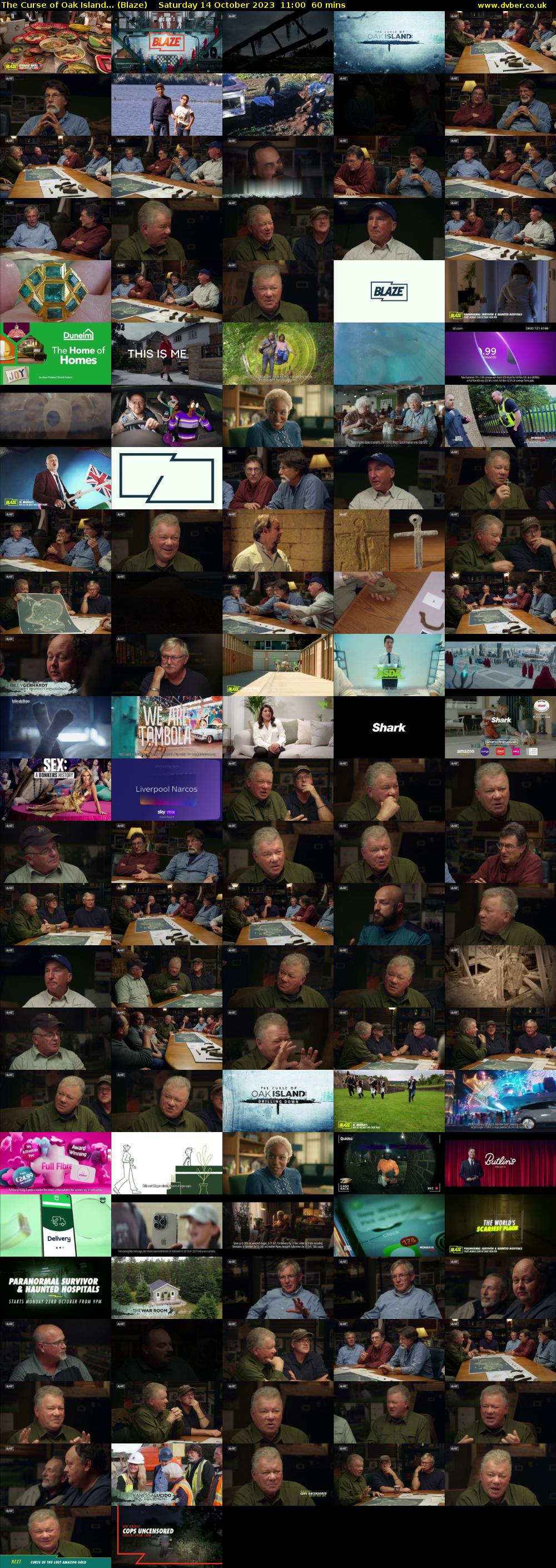 The Curse of Oak Island... (Blaze) Saturday 14 October 2023 11:00 - 12:00