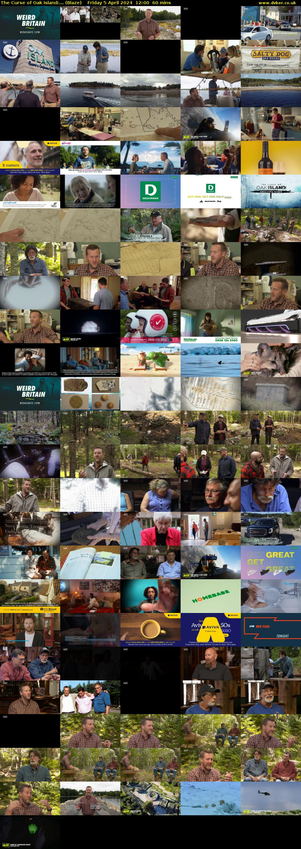 The Curse of Oak Island:... (Blaze) Friday 5 April 2024 12:00 - 13:00