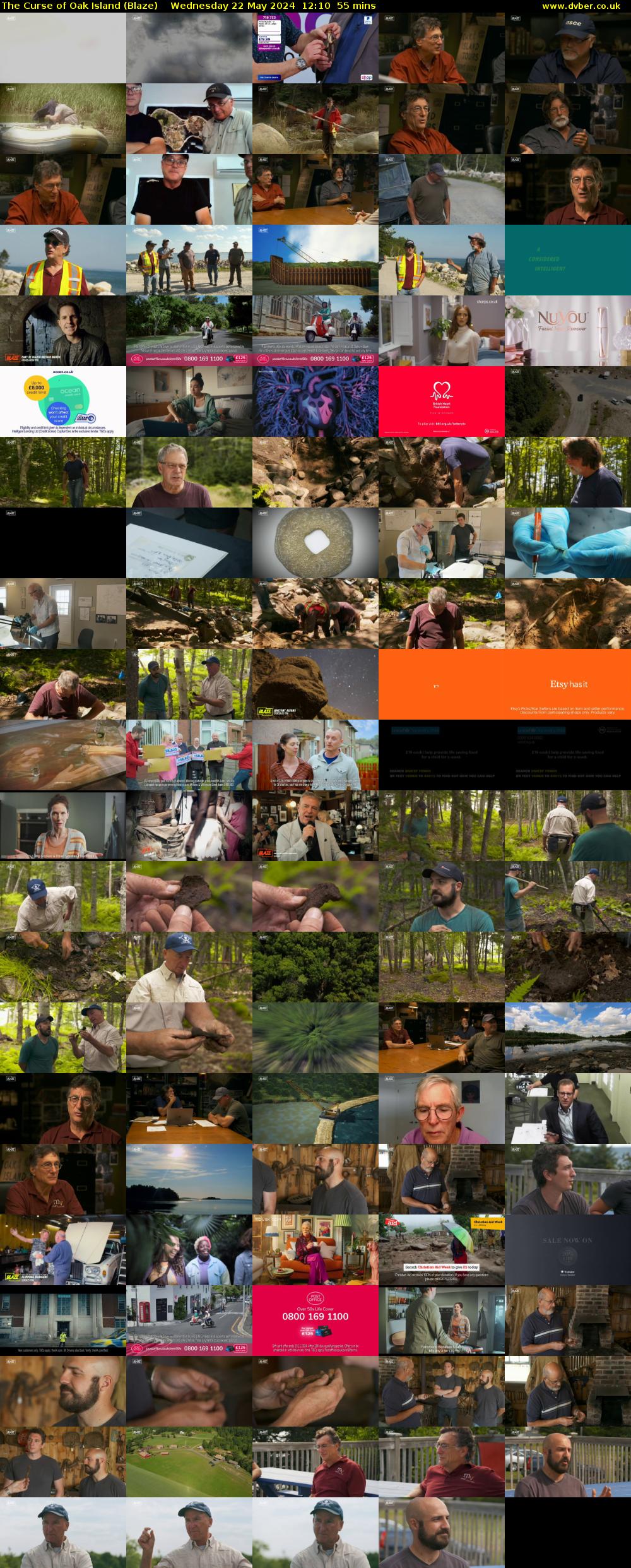 The Curse of Oak Island (Blaze) Wednesday 22 May 2024 12:10 - 13:05