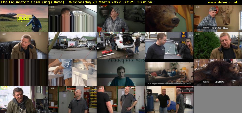The Liquidator: Cash King (Blaze) Wednesday 23 March 2022 07:25 - 07:55
