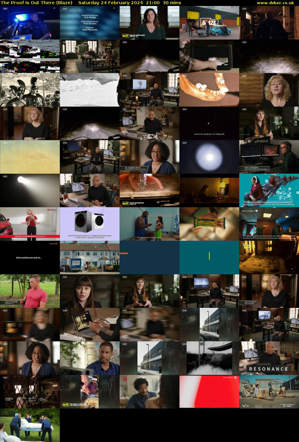 The Proof Is Out There (Blaze) Saturday 24 February 2024 21:00 - 21:30