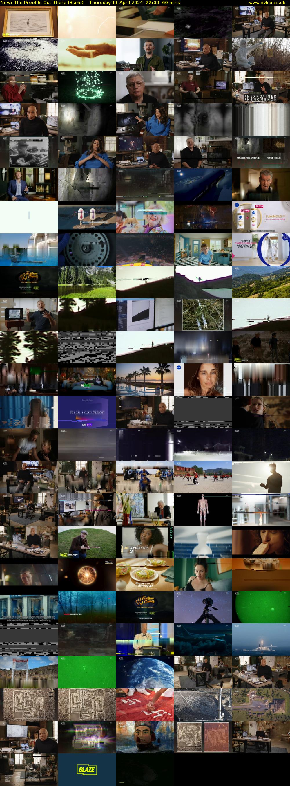 The Proof Is Out There (Blaze) Thursday 11 April 2024 22:00 - 23:00