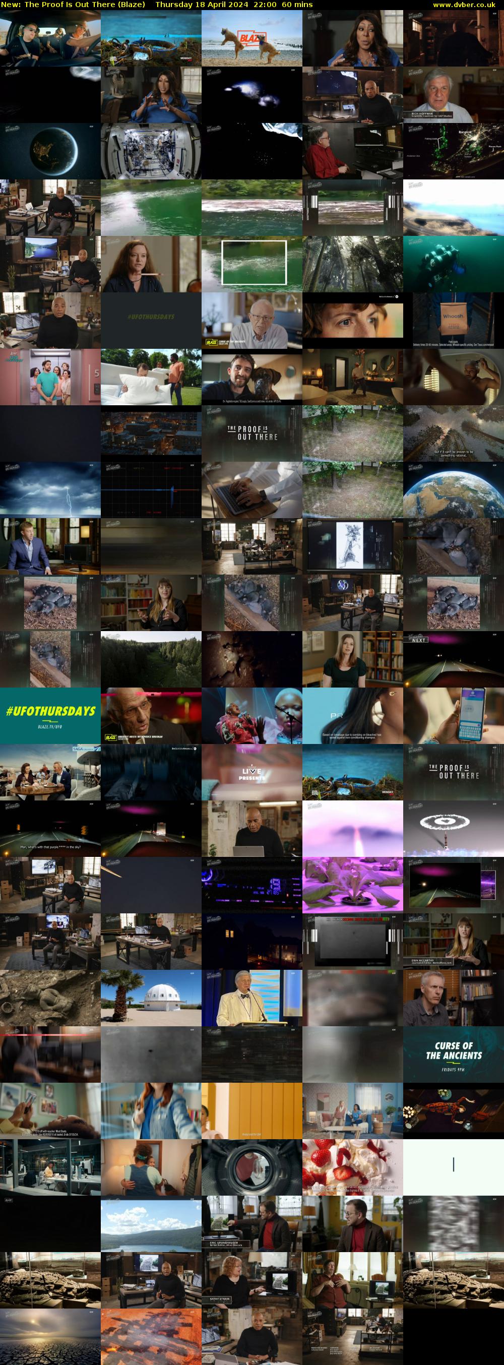 The Proof Is Out There (Blaze) Thursday 18 April 2024 22:00 - 23:00