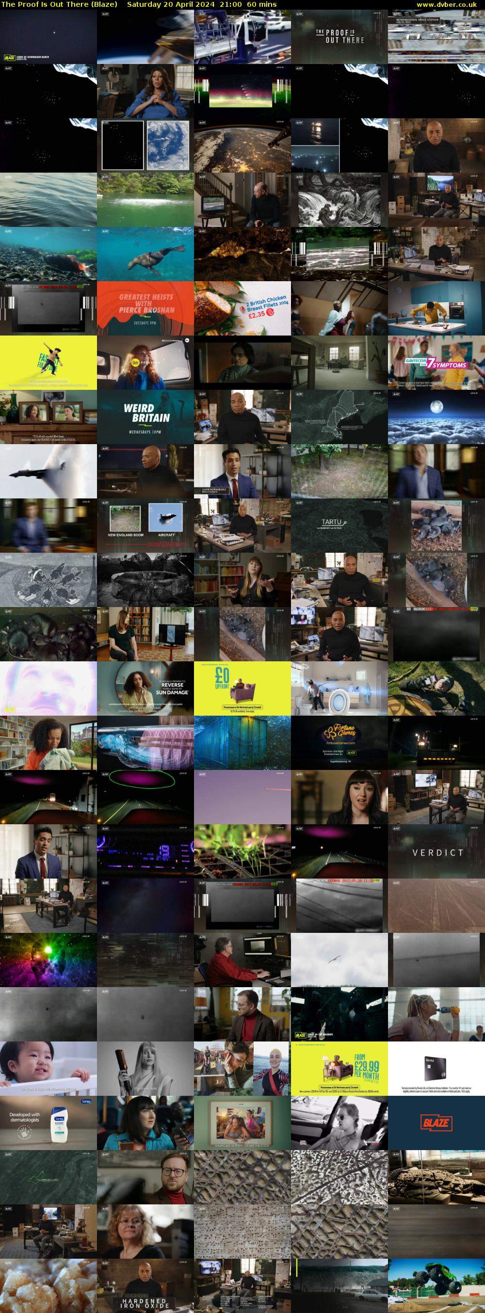 The Proof Is Out There (Blaze) Saturday 20 April 2024 21:00 - 22:00