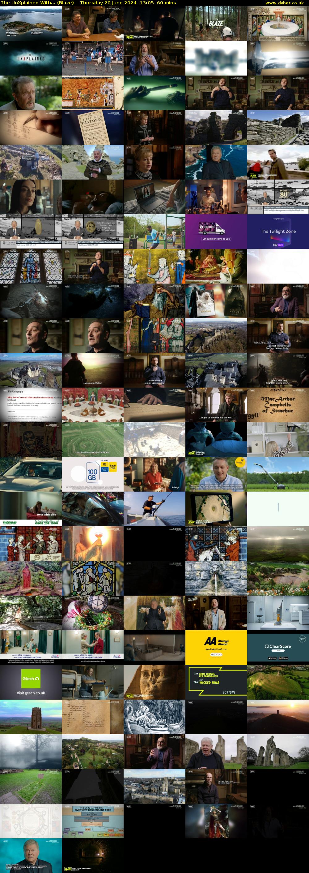 The UnXplained With... (Blaze) Thursday 20 June 2024 13:05 - 14:05