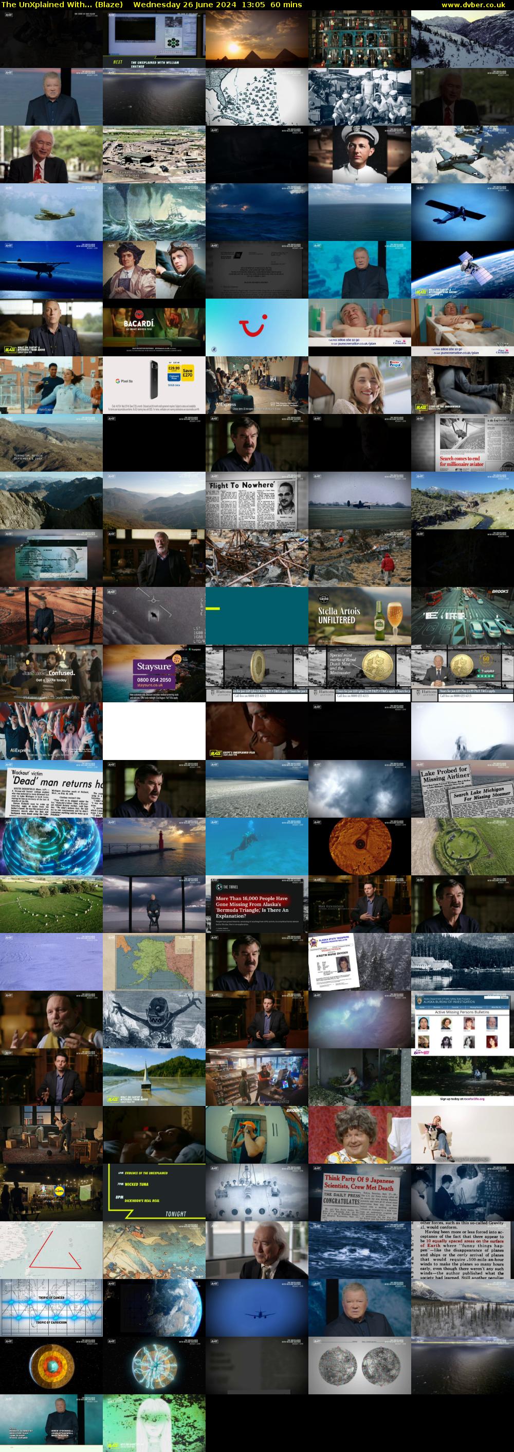 The UnXplained With... (Blaze) Wednesday 26 June 2024 13:05 - 14:05