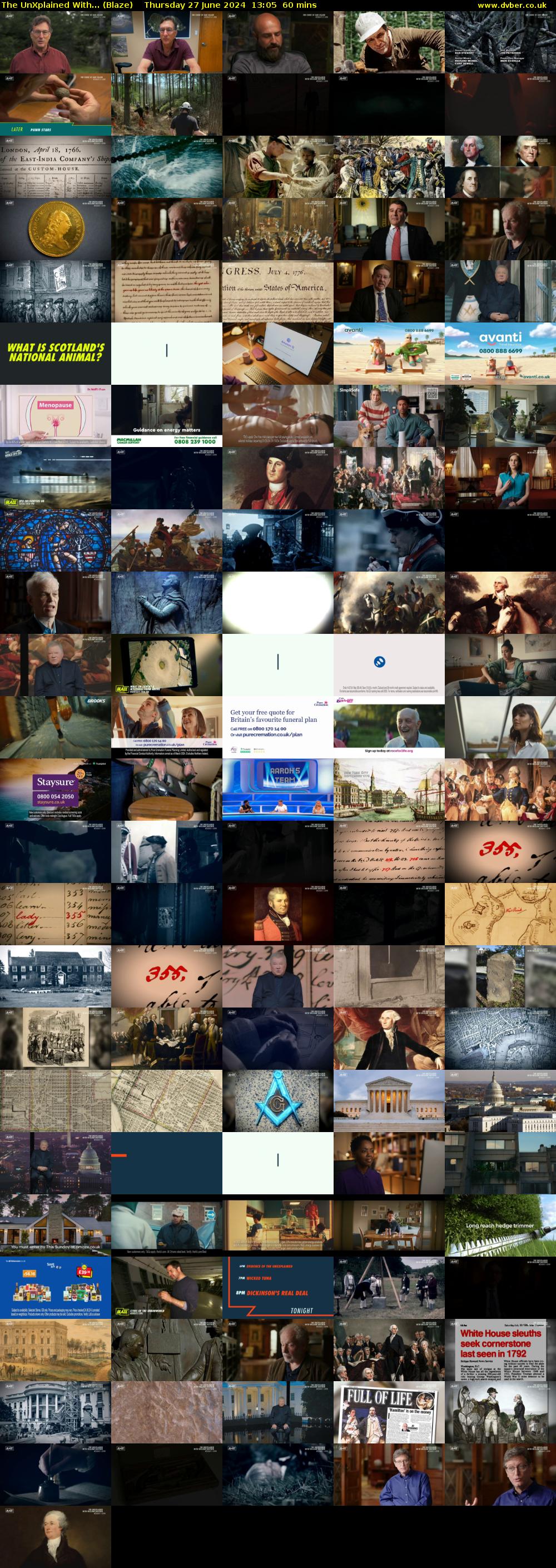 The UnXplained With... (Blaze) Thursday 27 June 2024 13:05 - 14:05