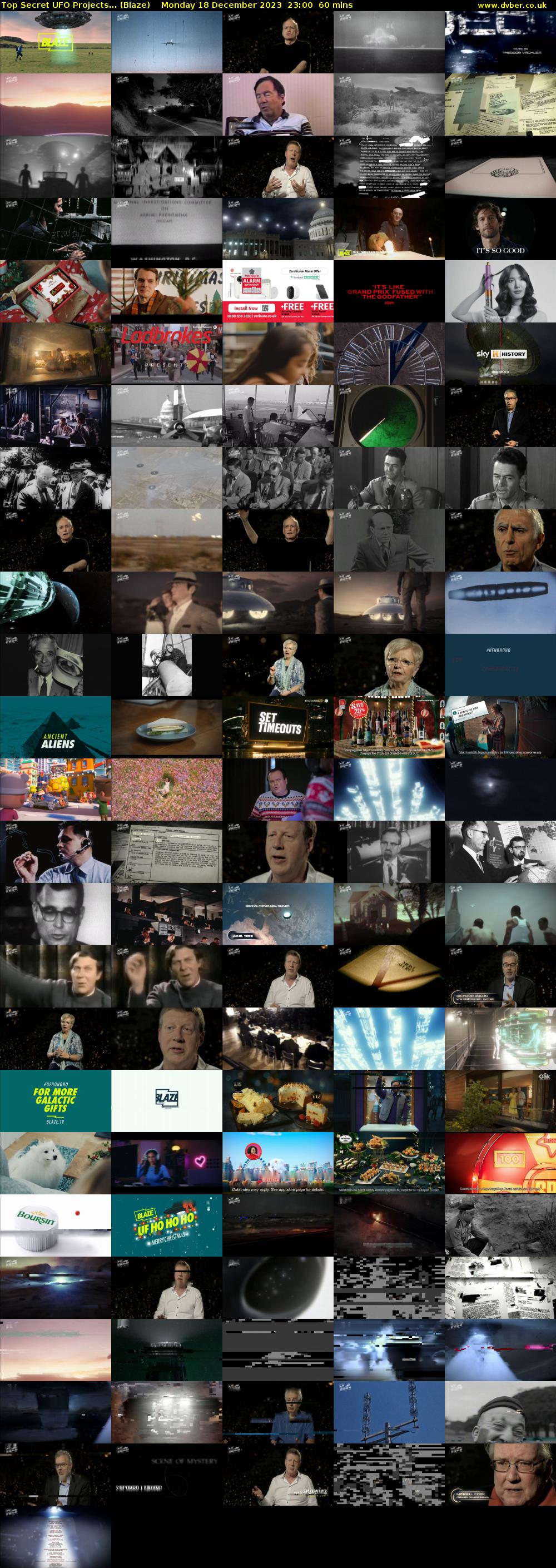 Top Secret UFO Projects... (Blaze) Monday 18 December 2023 23:00 - 00:00