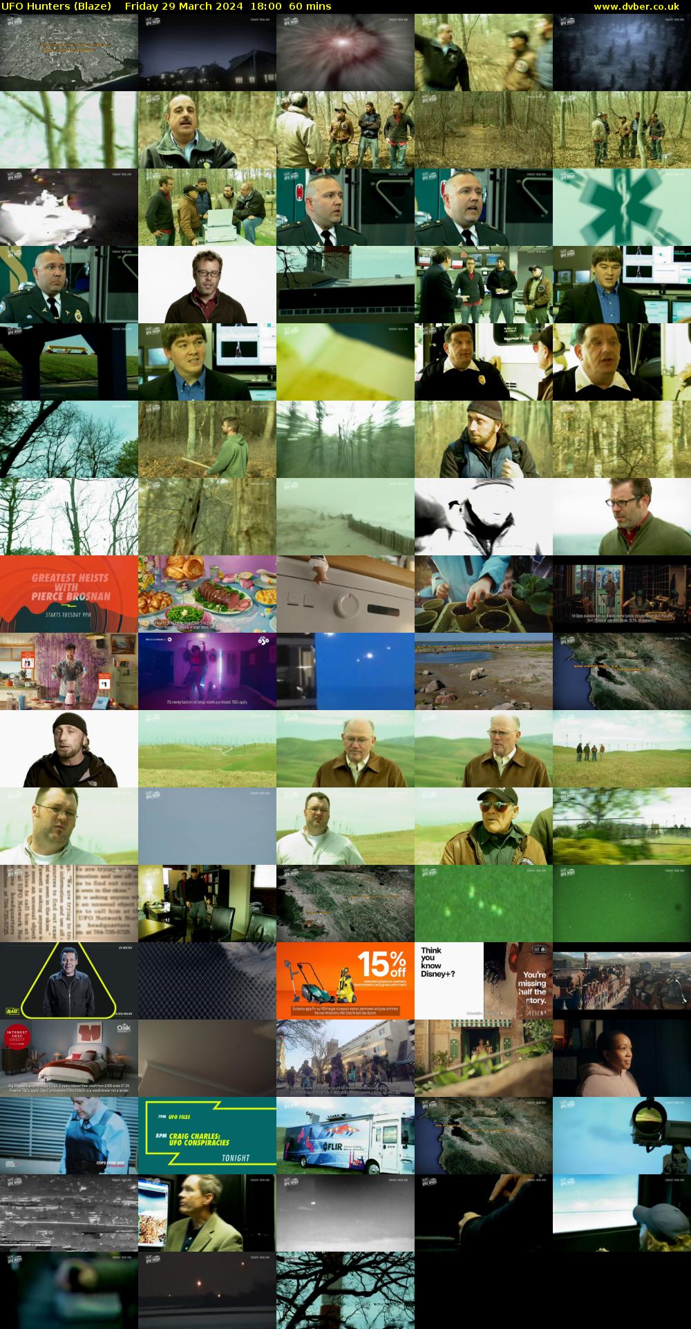 UFO Hunters (Blaze) Friday 29 March 2024 18:00 - 19:00