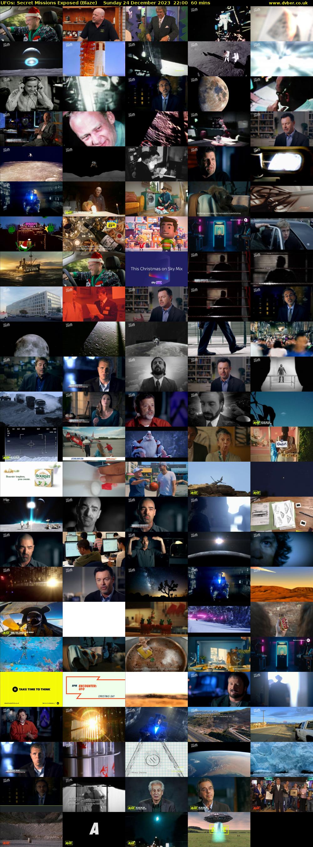 UFOs: Secret Missions Exposed (Blaze) Sunday 24 December 2023 22:00 - 23:00