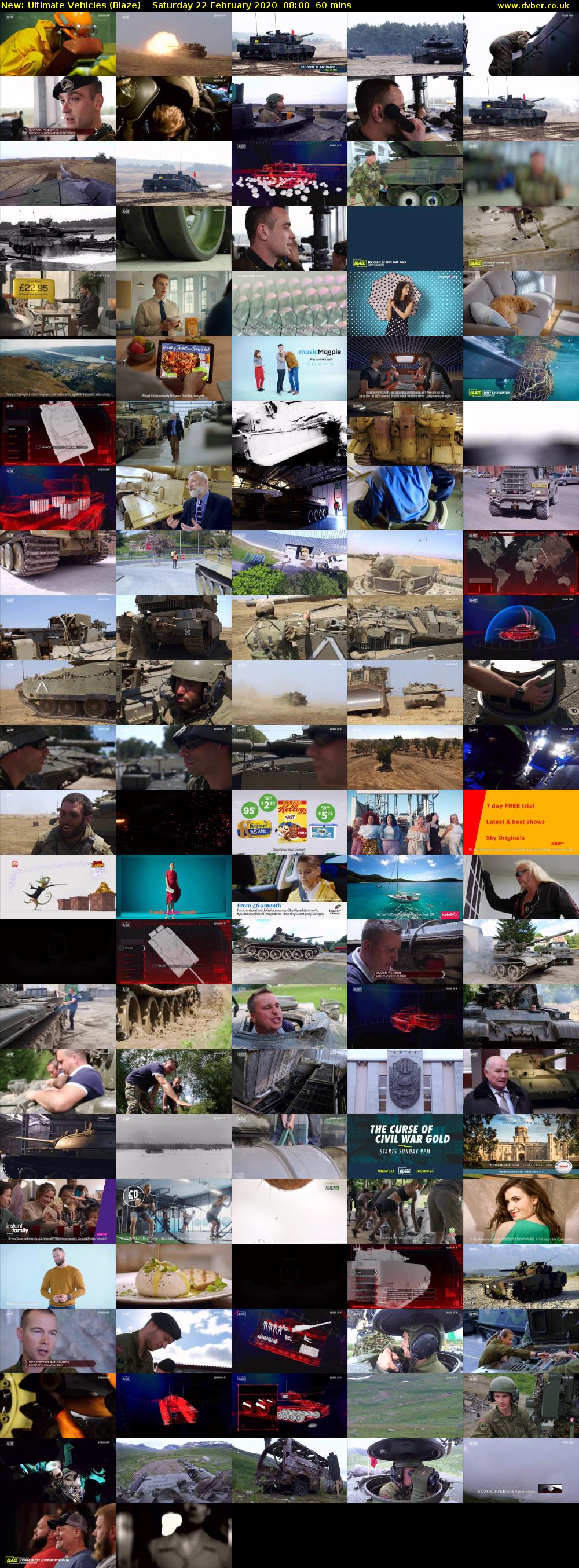 Ultimate Vehicles (Blaze) Saturday 22 February 2020 08:00 - 09:00