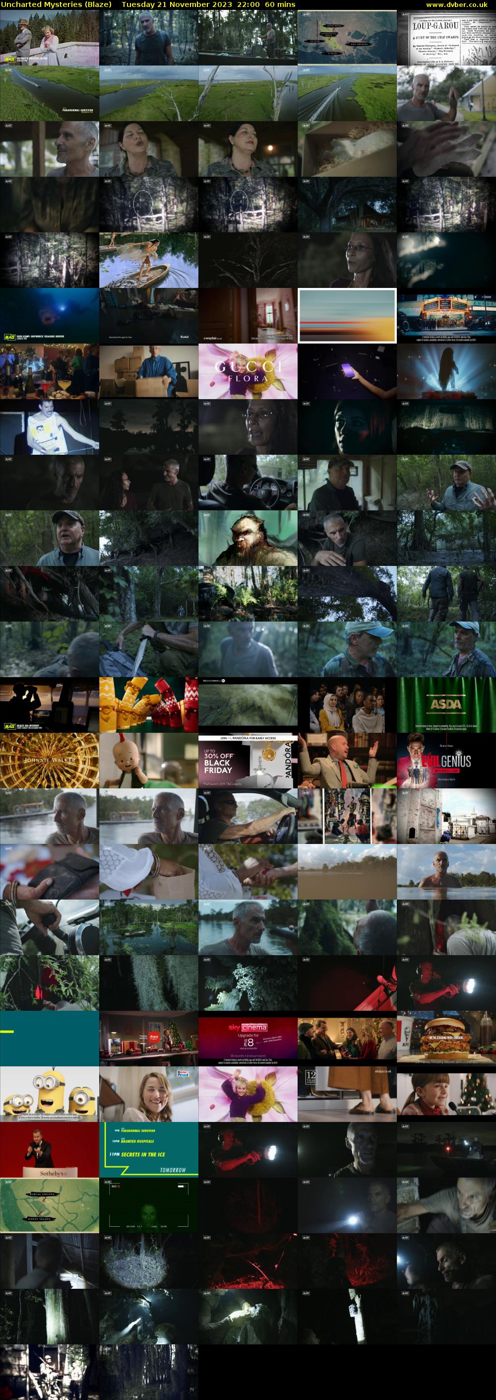 Uncharted Mysteries (Blaze) Tuesday 21 November 2023 22:00 - 23:00