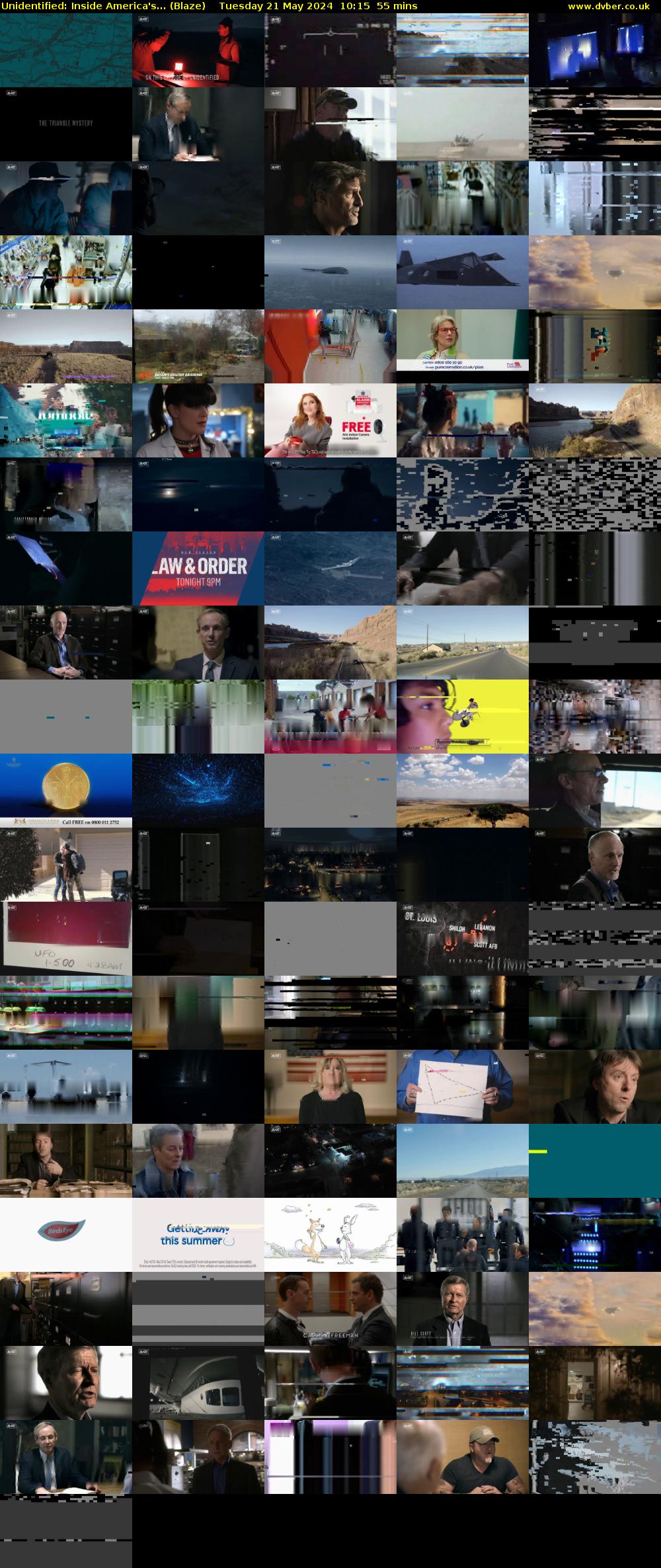 Unidentified: Inside America's... (Blaze) Tuesday 21 May 2024 10:15 - 11:10