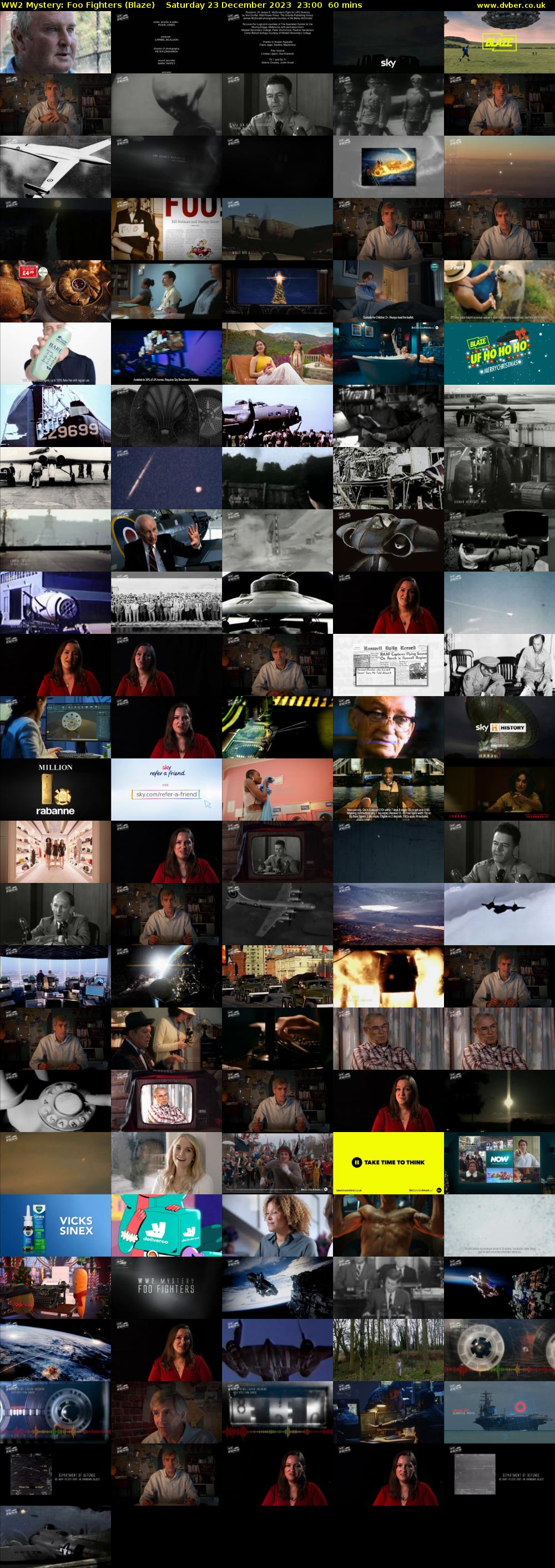 WW2 Mystery: Foo Fighters (Blaze) Saturday 23 December 2023 23:00 - 00:00