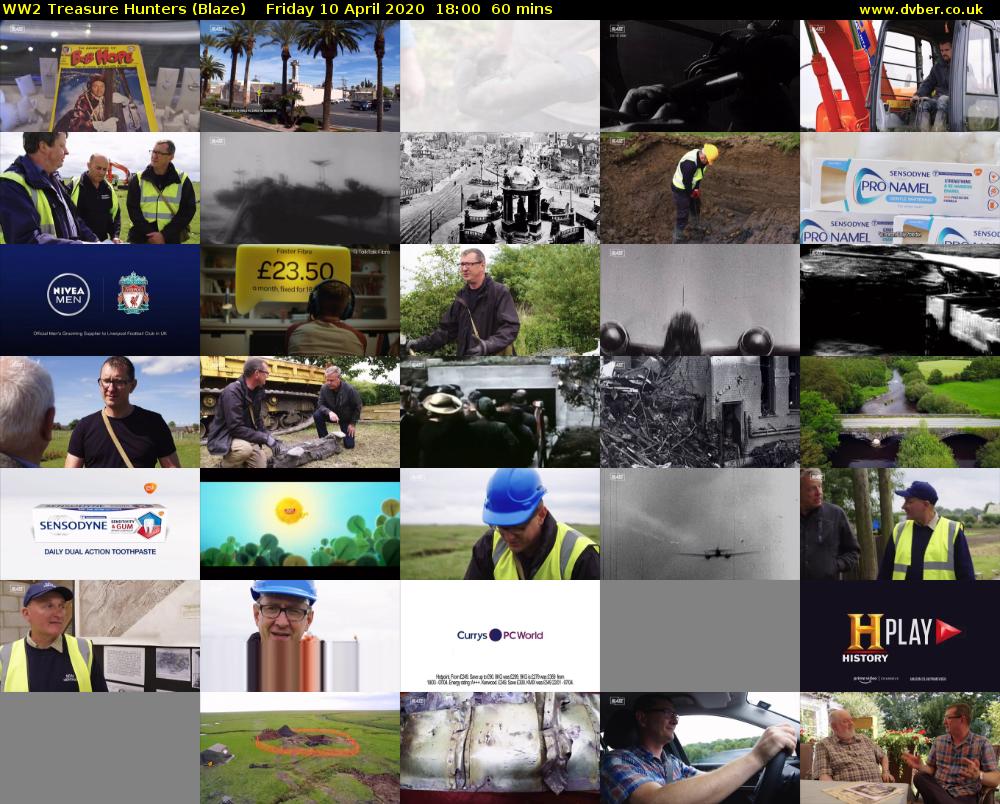 WW2 Treasure Hunters (Blaze) Friday 10 April 2020 18:00 - 19:00