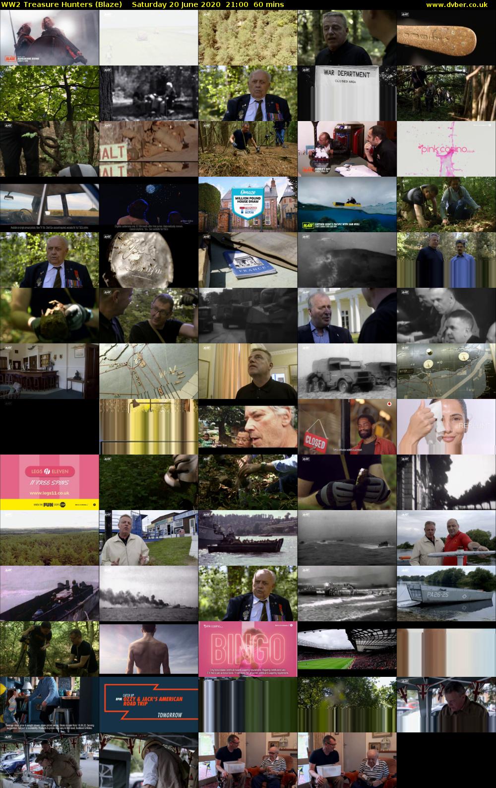 WW2 Treasure Hunters (Blaze) Saturday 20 June 2020 21:00 - 22:00