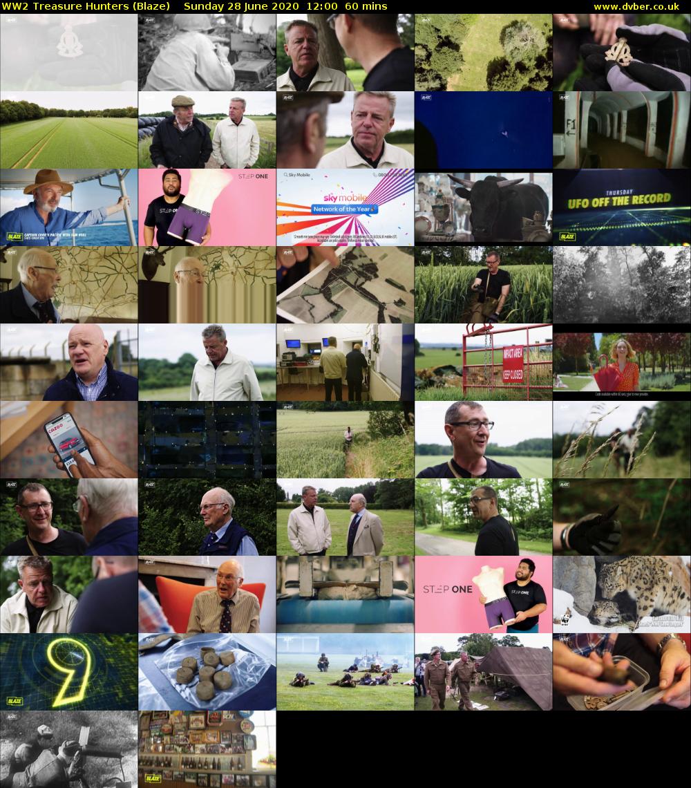 WW2 Treasure Hunters (Blaze) Sunday 28 June 2020 12:00 - 13:00