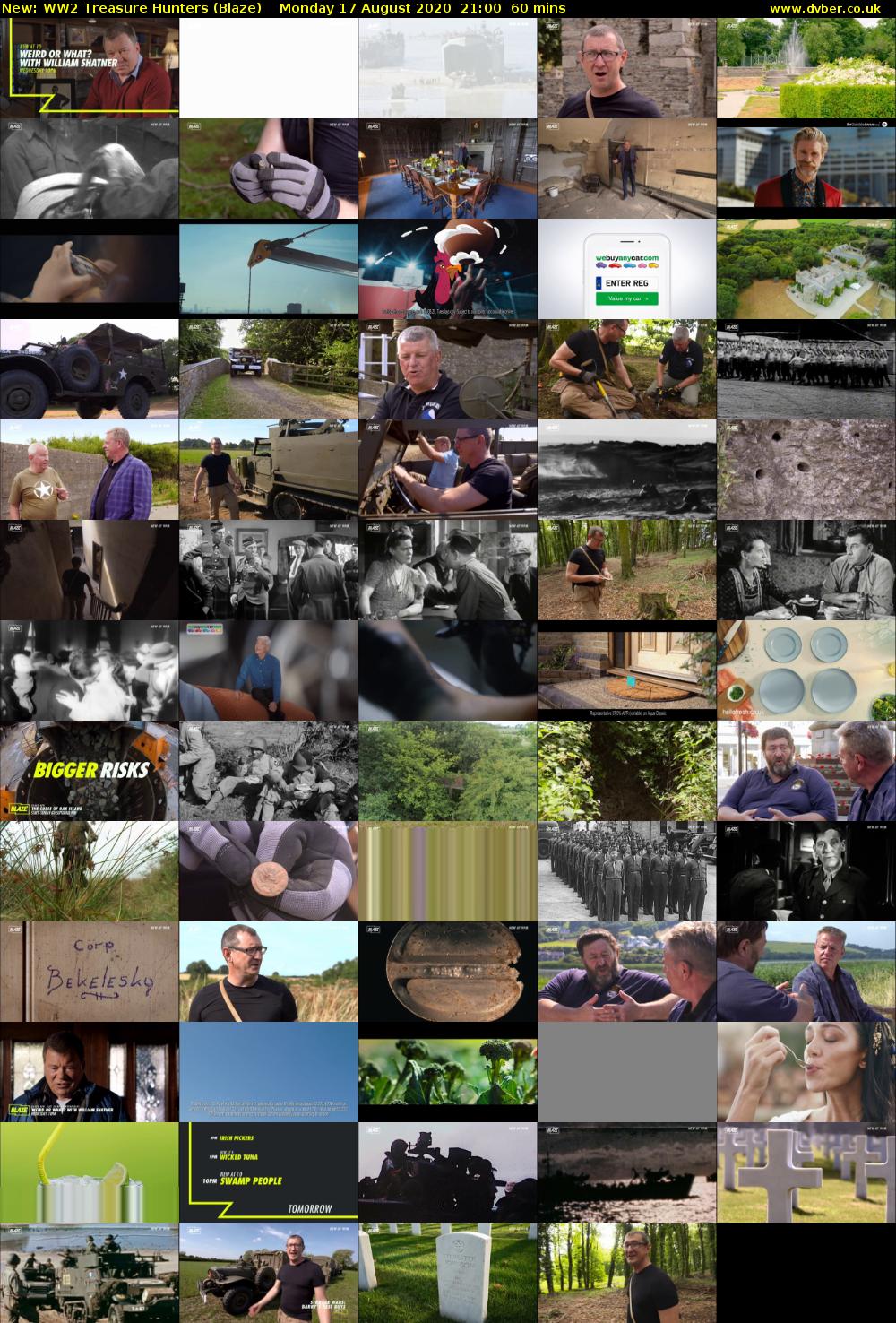WW2 Treasure Hunters (Blaze) Monday 17 August 2020 21:00 - 22:00