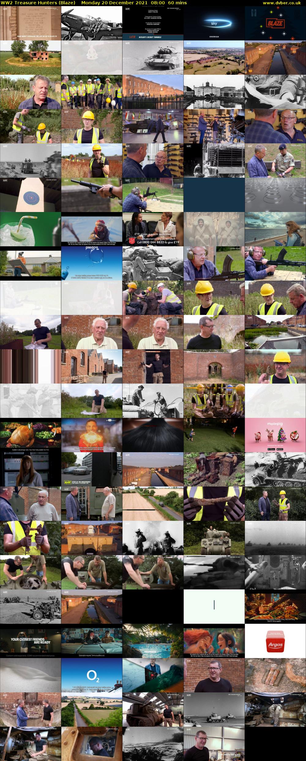 WW2 Treasure Hunters (Blaze) Monday 20 December 2021 08:00 - 09:00
