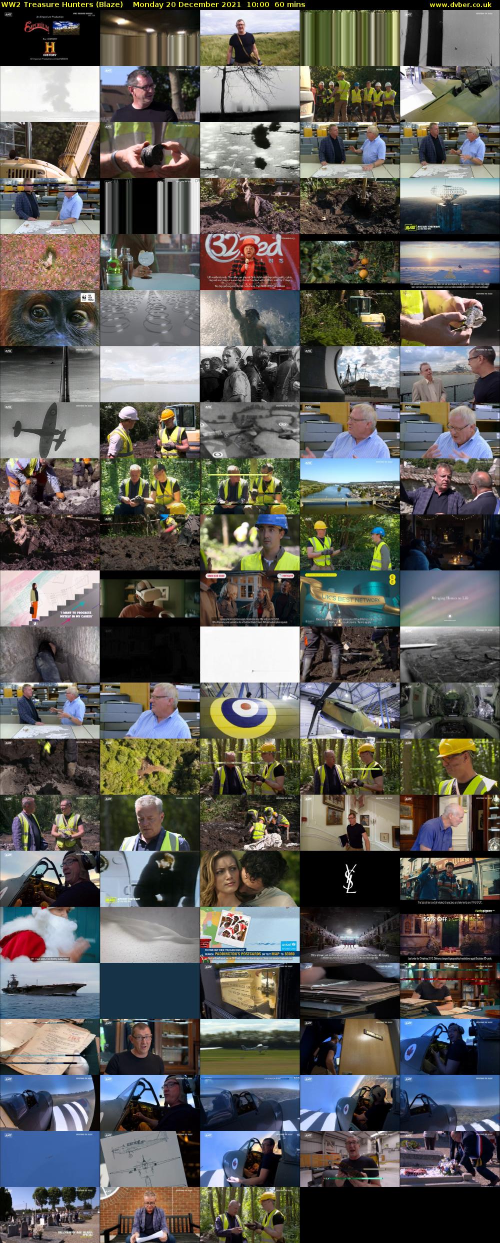 WW2 Treasure Hunters (Blaze) Monday 20 December 2021 10:00 - 11:00
