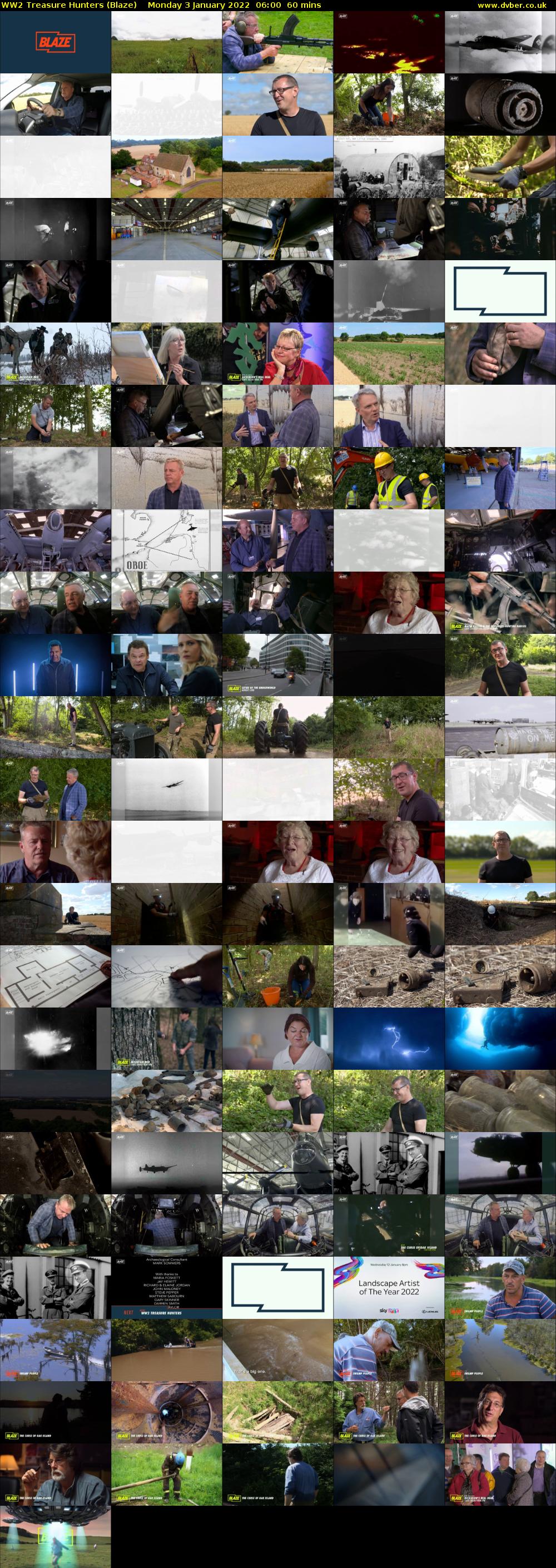 WW2 Treasure Hunters (Blaze) Monday 3 January 2022 06:00 - 07:00