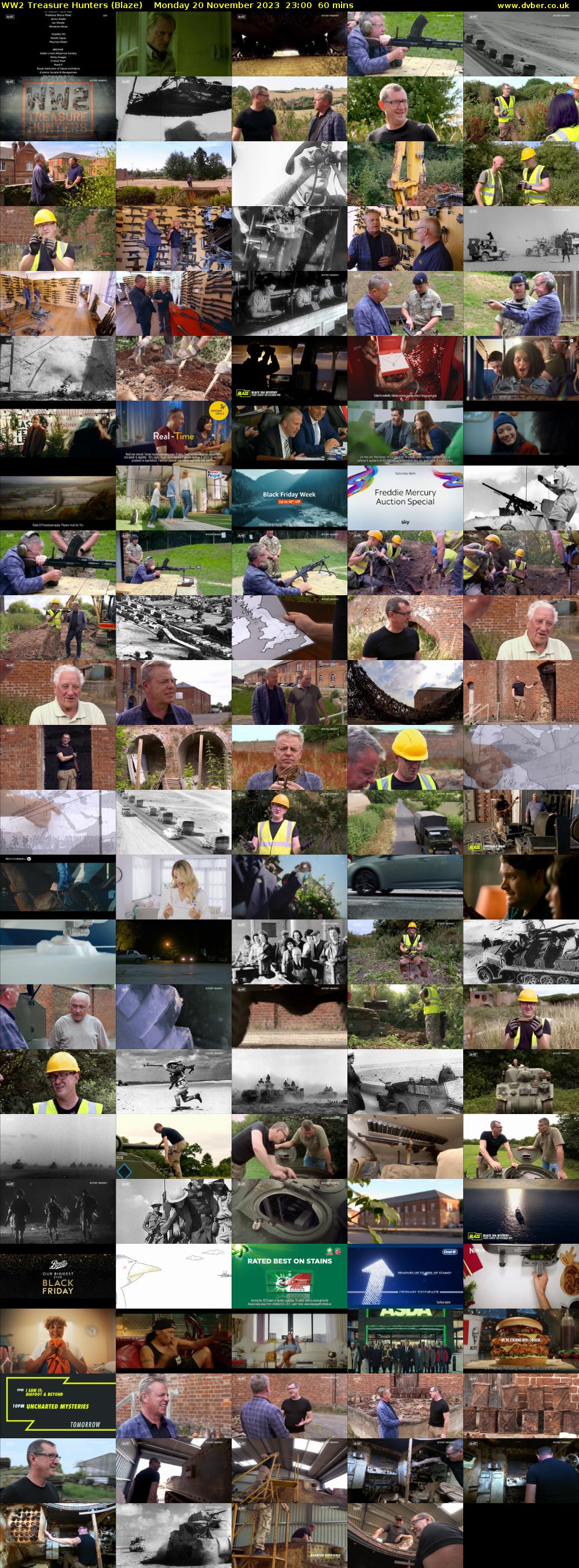 WW2 Treasure Hunters (Blaze) Monday 20 November 2023 23:00 - 00:00