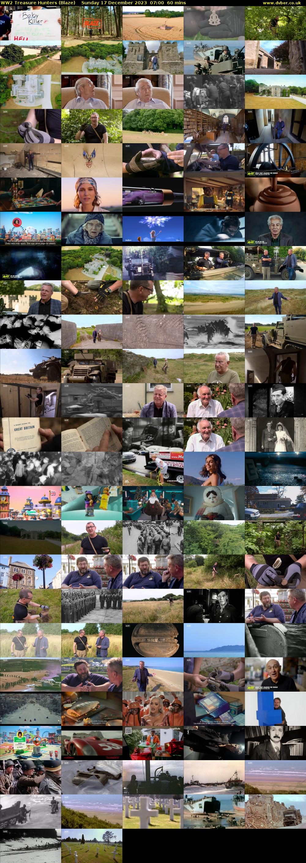WW2 Treasure Hunters (Blaze) Sunday 17 December 2023 07:00 - 08:00