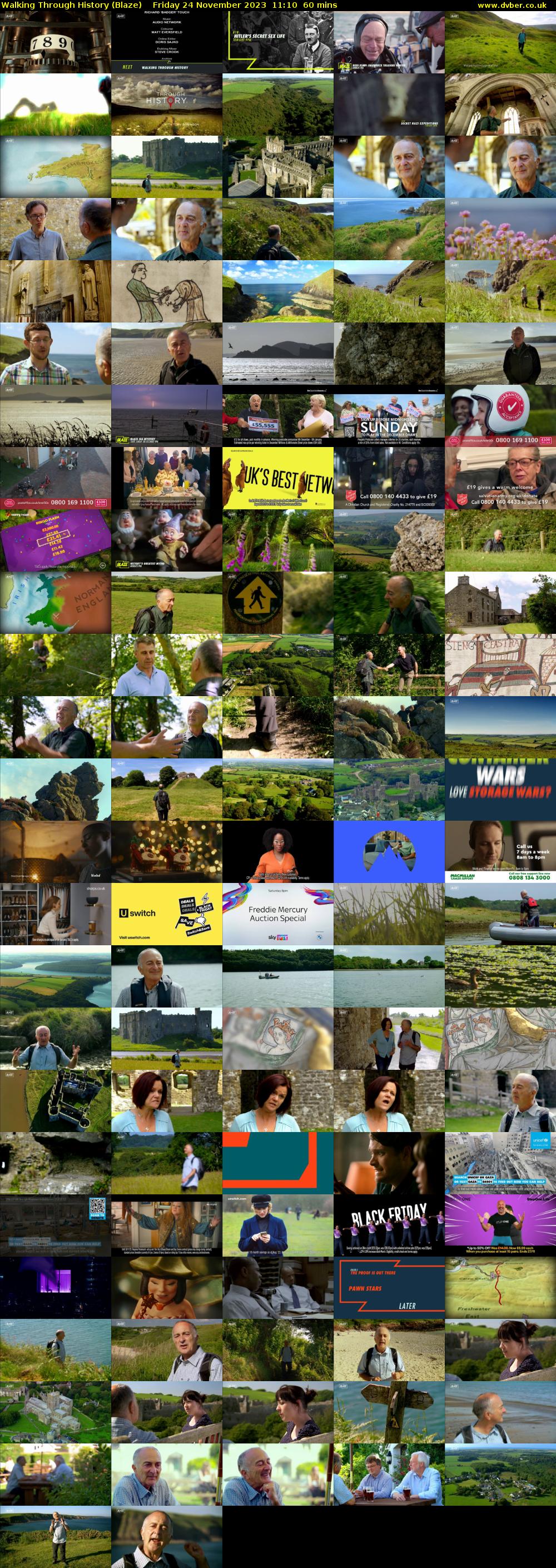 Walking Through History (Blaze) Friday 24 November 2023 11:10 - 12:10