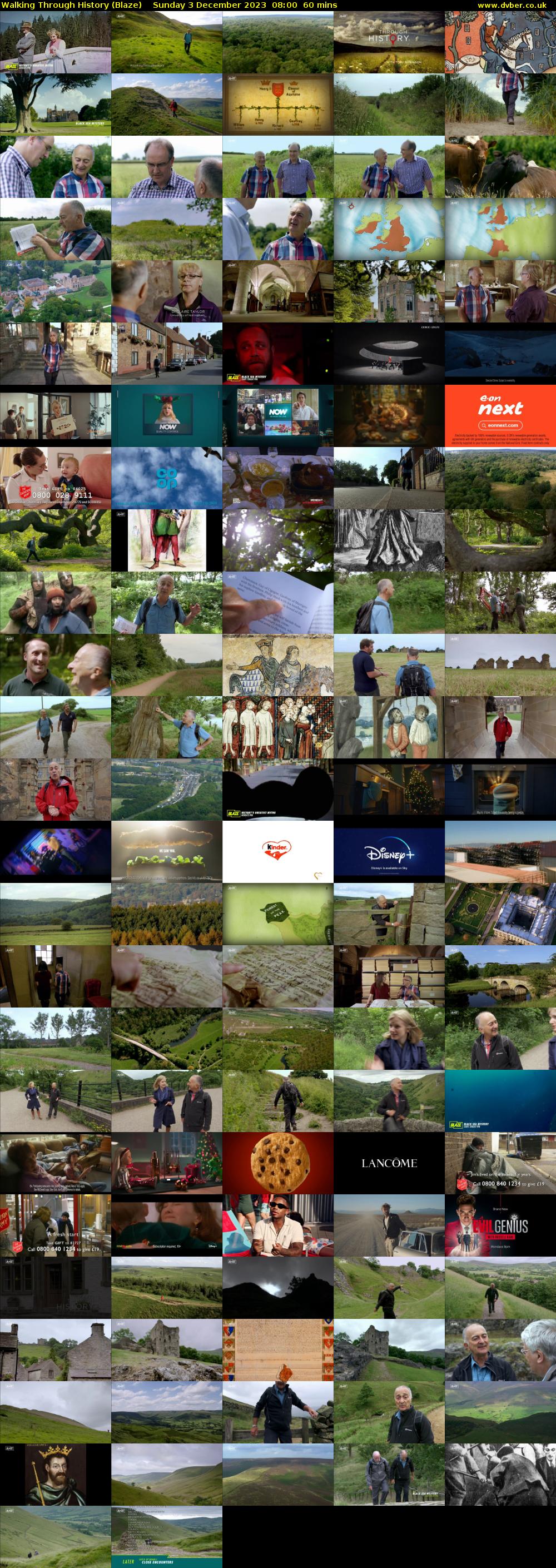 Walking Through History (Blaze) Sunday 3 December 2023 08:00 - 09:00