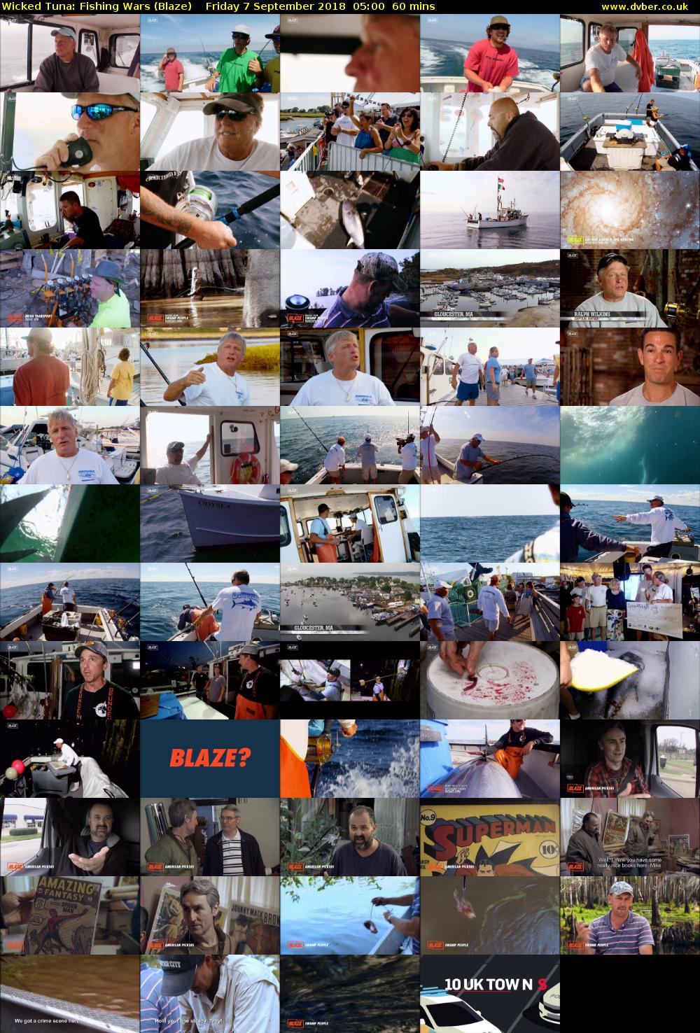 Wicked Tuna: Fishing Wars (Blaze) Friday 7 September 2018 05:00 - 06:00