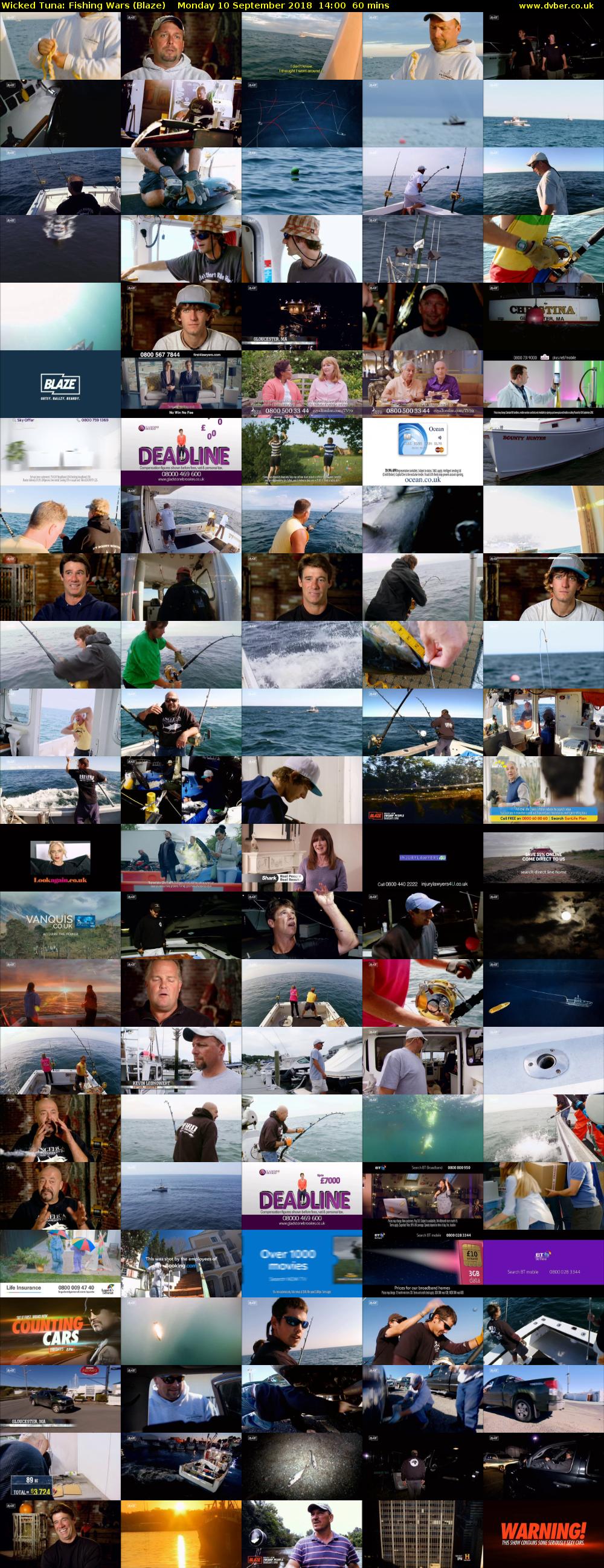 Wicked Tuna: Fishing Wars (Blaze) Monday 10 September 2018 14:00 - 15:00