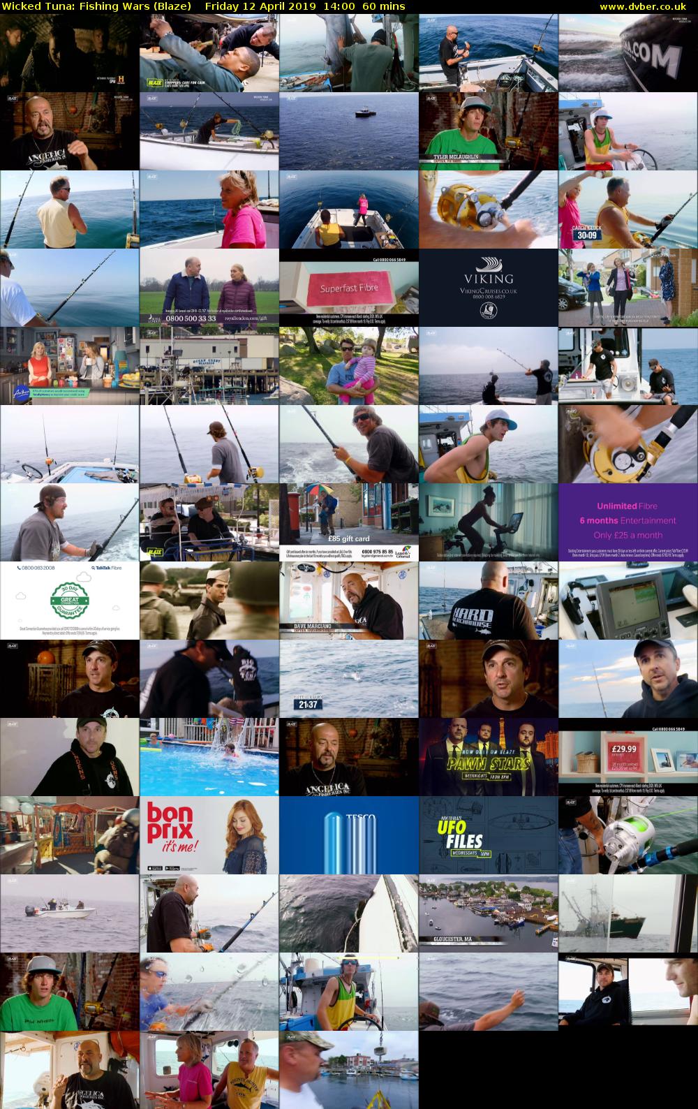 Wicked Tuna: Fishing Wars (Blaze) Friday 12 April 2019 14:00 - 15:00