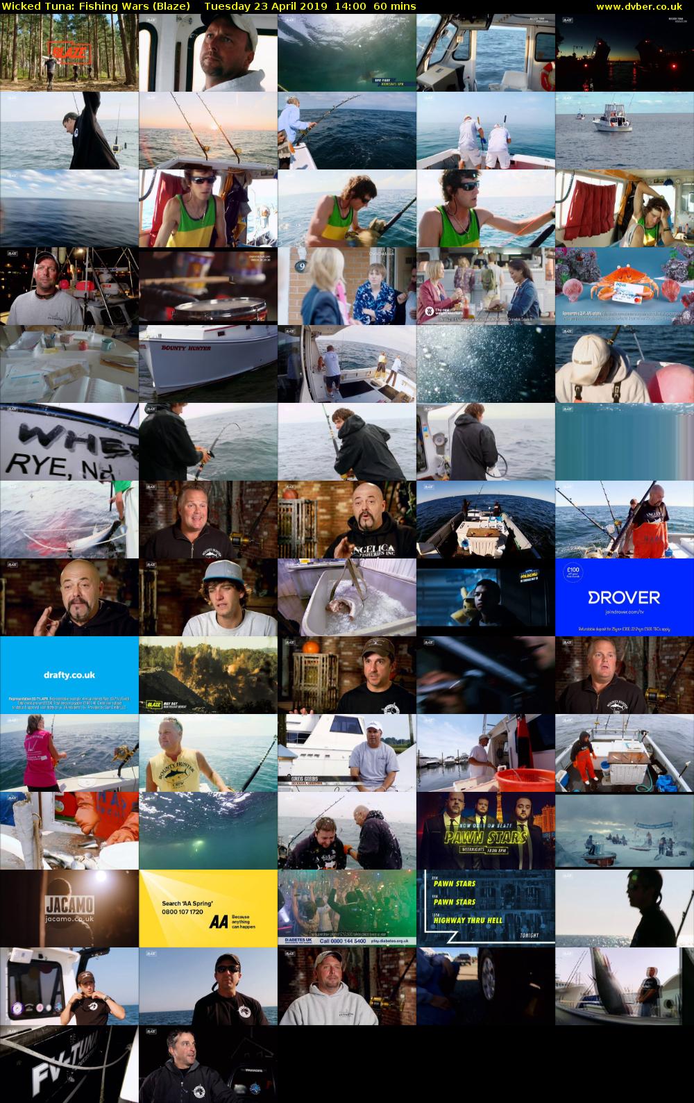 Wicked Tuna: Fishing Wars (Blaze) Tuesday 23 April 2019 14:00 - 15:00
