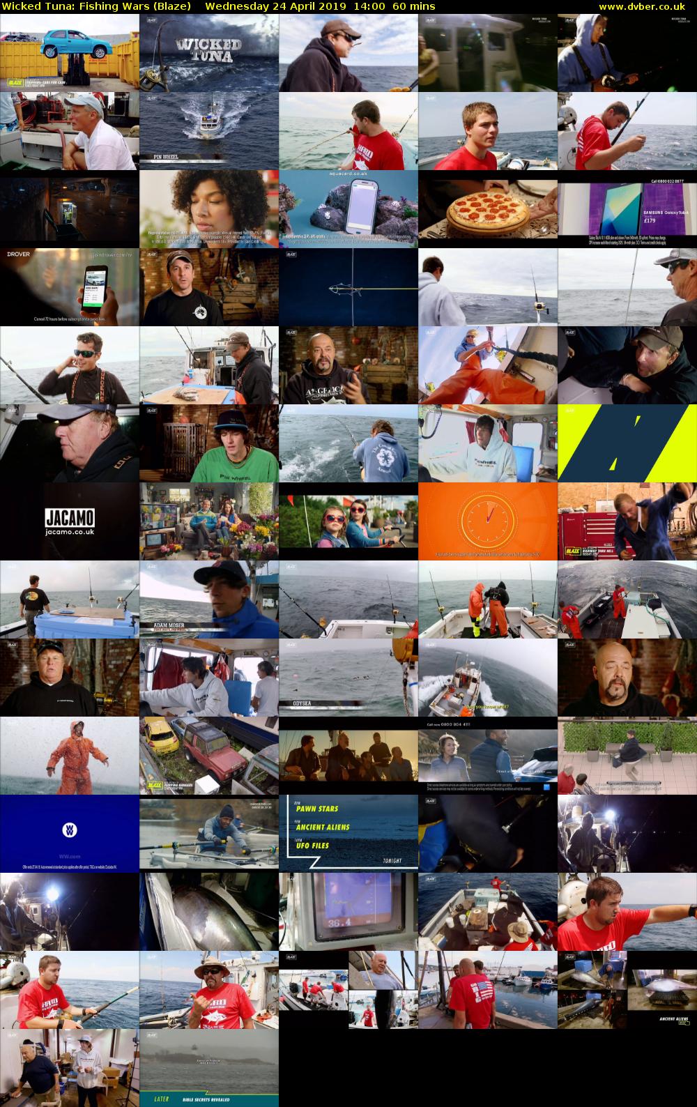 Wicked Tuna: Fishing Wars (Blaze) Wednesday 24 April 2019 14:00 - 15:00
