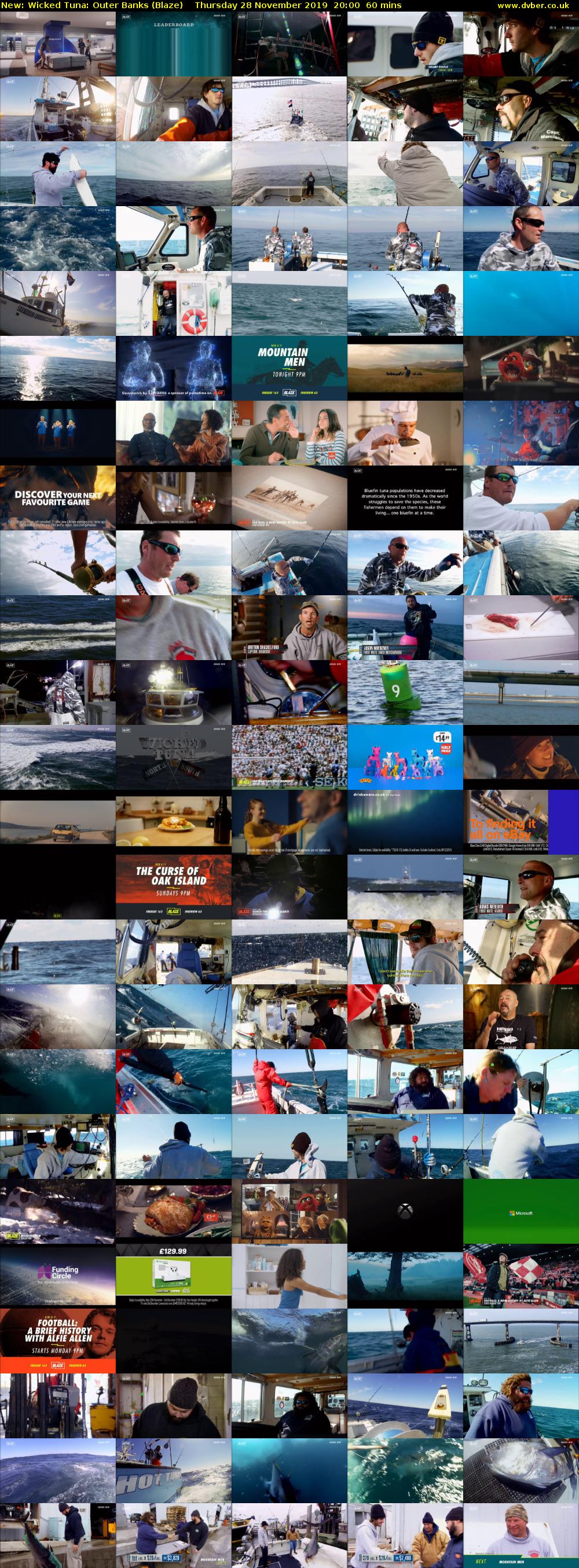 Wicked Tuna: Outer Banks (Blaze) Thursday 28 November 2019 20:00 - 21:00