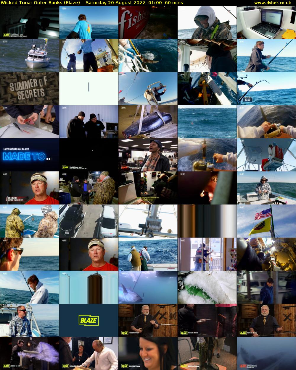 Wicked Tuna: Outer Banks (Blaze) Saturday 20 August 2022 01:00 - 02:00