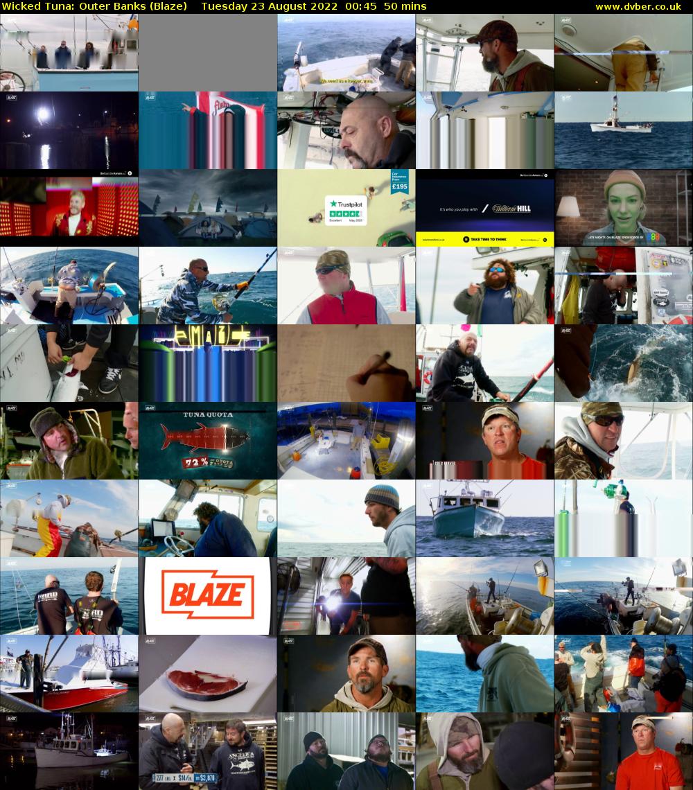 Wicked Tuna: Outer Banks (Blaze) Tuesday 23 August 2022 00:45 - 01:35