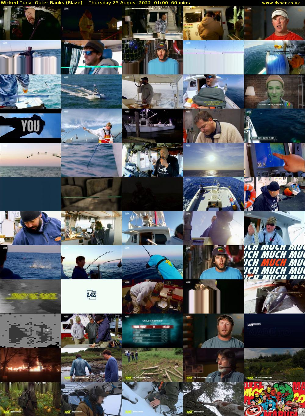 Wicked Tuna: Outer Banks (Blaze) Thursday 25 August 2022 01:00 - 02:00