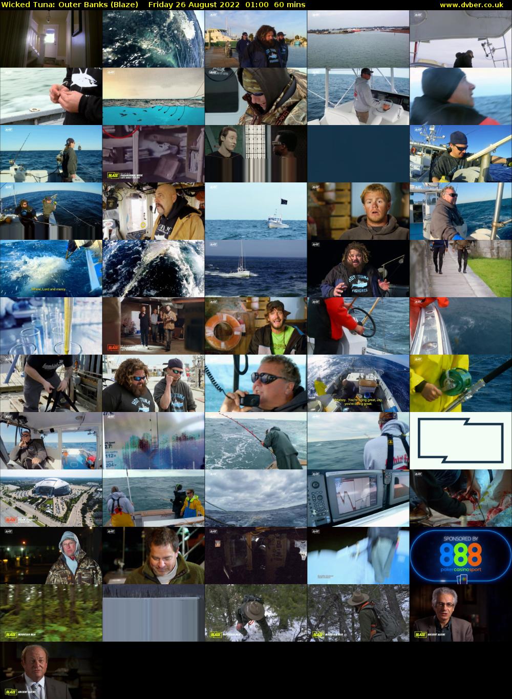 Wicked Tuna: Outer Banks (Blaze) Friday 26 August 2022 01:00 - 02:00
