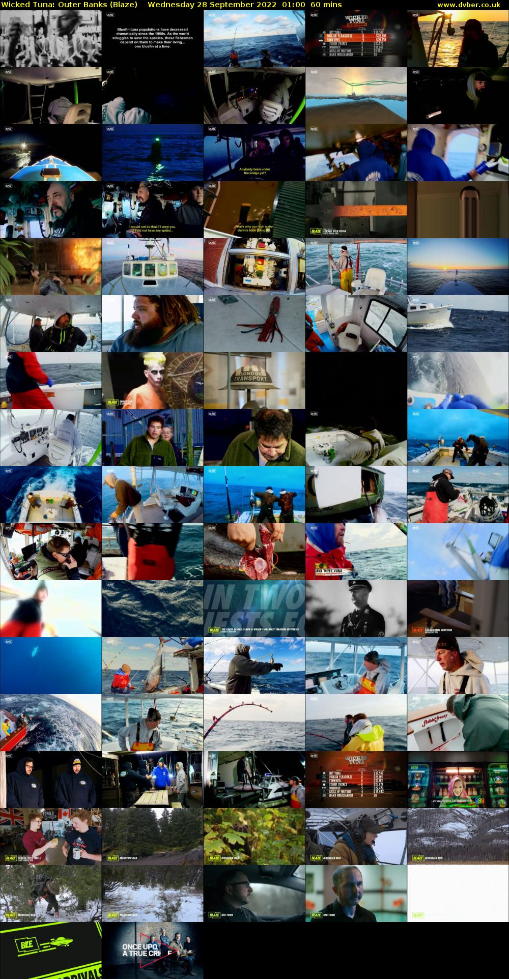 Wicked Tuna: Outer Banks (Blaze) Wednesday 28 September 2022 01:00 - 02:00