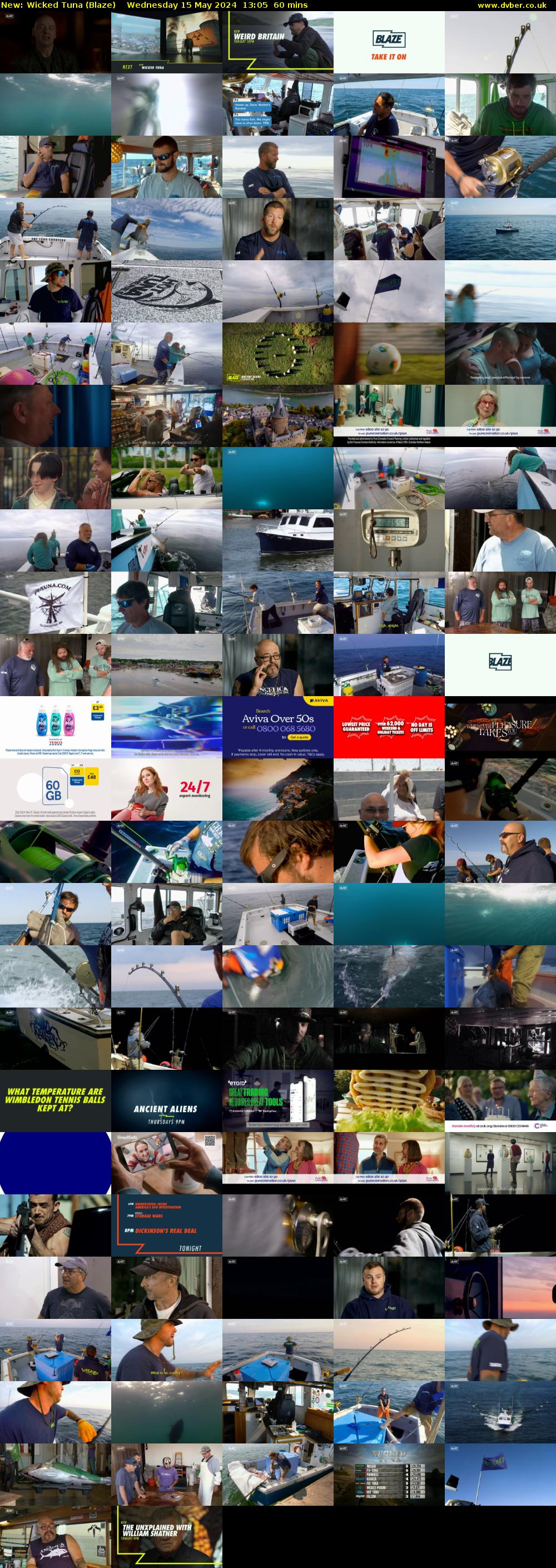 Wicked Tuna (Blaze) Wednesday 15 May 2024 13:05 - 14:05
