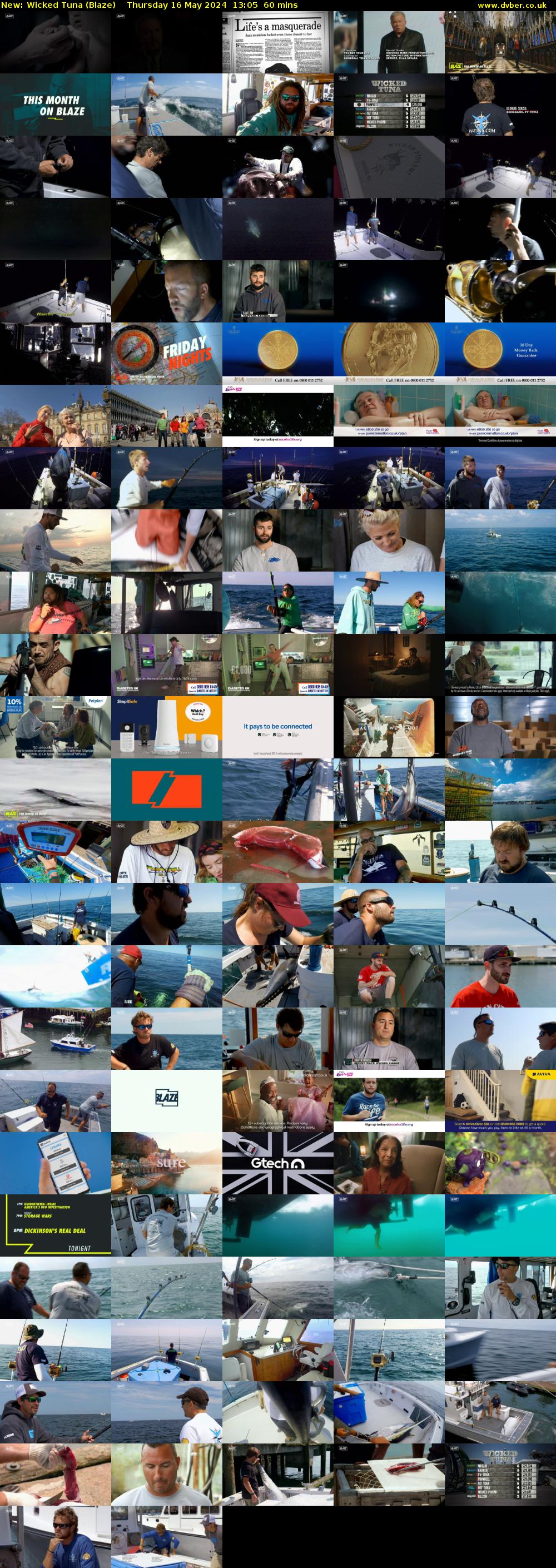 Wicked Tuna (Blaze) Thursday 16 May 2024 13:05 - 14:05